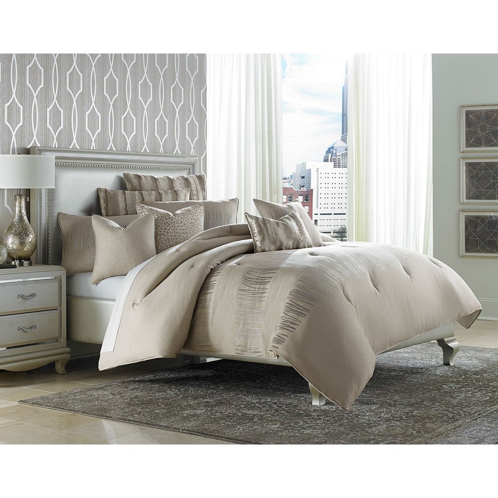 Neutral bedding top sets queen